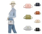 Women's Faux Leather Cross Body Bag Multi Compartments Evening Shoulder Handbag