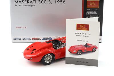 ミニカー CMC MASERATI 300 S, 1956 Rennsportwagen 1:18 CMC