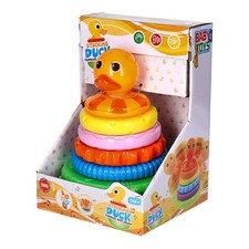 Babytoys Entenstapel mit Musik 0M+ Pädagogischer Stapel Turm Ente Baby Kind