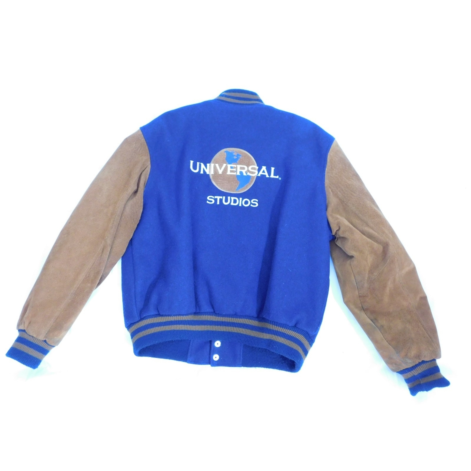 Vintage Universal Studios Suede Leather Wool Jacket L… Gem