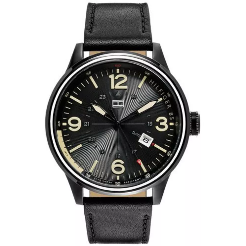 Tommy hilfiger watches for men black cheap