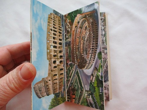 Souvenir di Roma Series Rome Italy FOLDOUT Photo Post Cards KODAK Vintage Travel - Picture 2 of 10