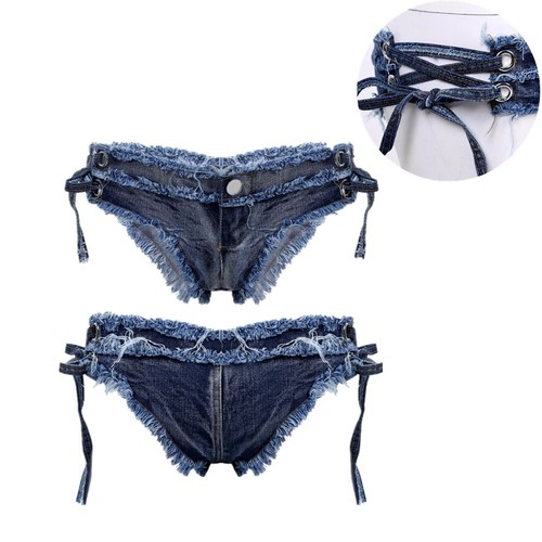 Booty Frayed Jean Shorts Hot Pants 