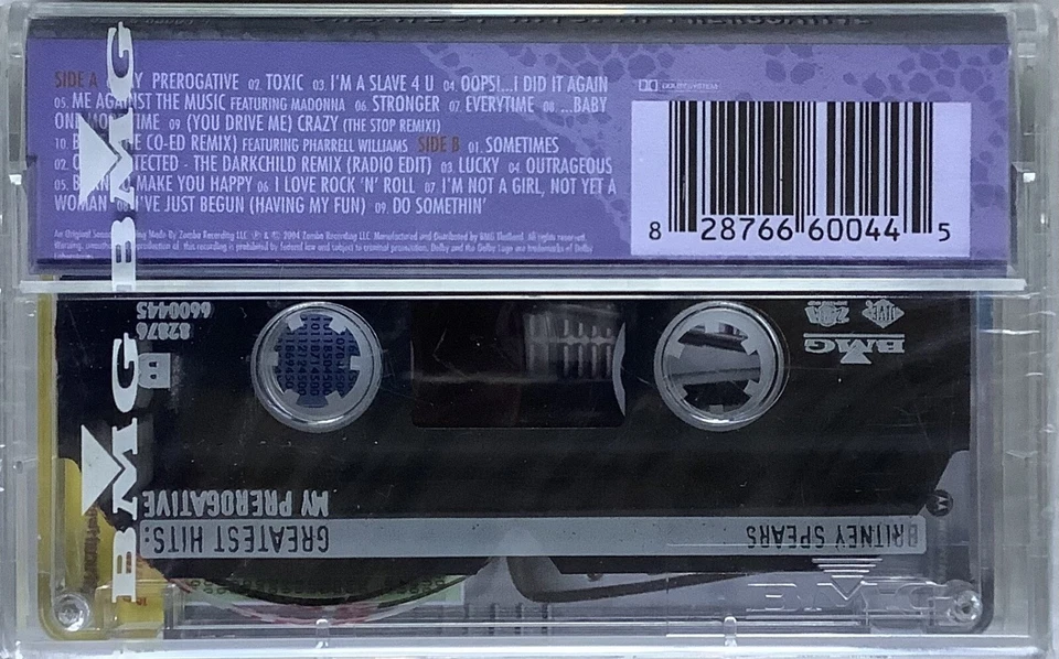 Britney Spears Greatest Hits Original Thai Edition Cassette Seal - Image 2 of 2