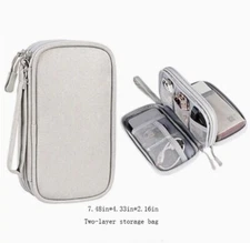 Portable Battery Charger Power Bank Cable Disk Travel Storage Bag Organizer Case