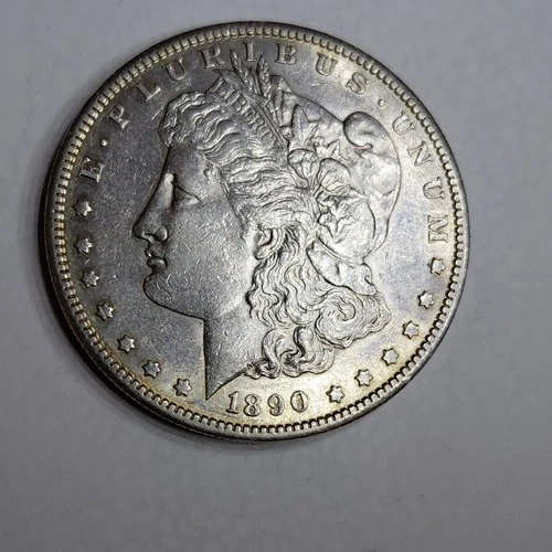 1890 S Morgan Silver Dollar $1 San Francisco Circulated 0.9 Fineness