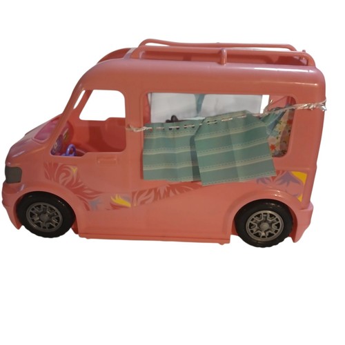 KID CONNECTION BARBIE STYLE CAMPER VAN PINK - Bild 2 von 5