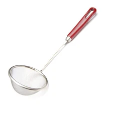 3 inch Mini Mesh Strainer Stainless Steel with Non-Slip Handle and Hook