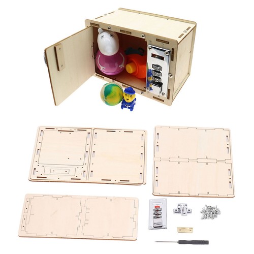 Safe Box Building Block Toy Money Bank Coded Lock Model Gift For Children K✈ - Picture 11 of 22