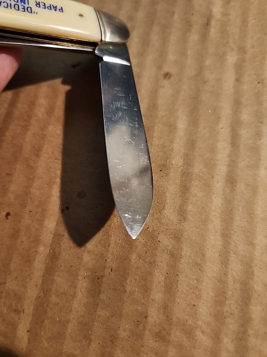 CAMCO Jack Knife Albany Felt Company Early Advertising Knife EXCELLENT!