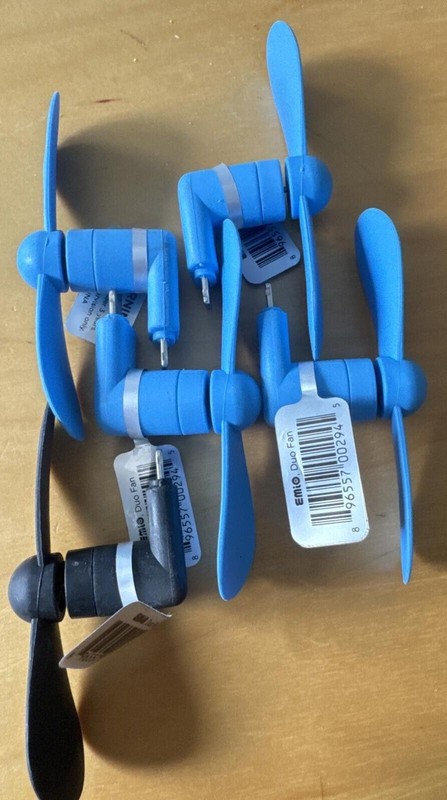 Wholesale Lot of 5 Cell Phone Fan iPhone Series 6-13 Lightning Connection NEW