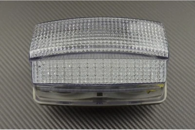 Feu Arr LED Blanc Clair avec Clignotants Pour YAMAHA FZR 1000 FZR-1000 1991-95 - Photo 1/3