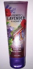  RARE BATH  BODY WORKS FRENCH LAVENDER  HONEY SHEA BODY CREAM 8OZ NEW BIG 8OZ