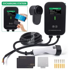 32A 7KW EV Charger Type 2 Electric Car Charging Station Wall Box With 5M Cable