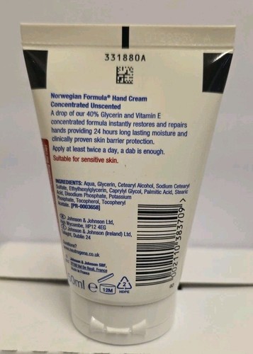 Neutrogena Hand Cream Norwegian Formula 50ml Scented or unscented x 3 0r 6 tubes
