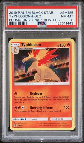 Typhlosion graded PSA 8 for sale on eBay
