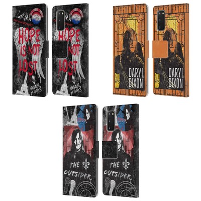 THE WALKING DEAD: DARYL DIXON GRAPHICS LEATHER BOOK CASE FOR SAMSUNG PHONES 1