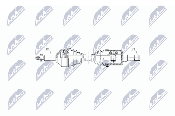Nty Antriebswelle NPW-FR-075 FüR Ford Transit Custom V363 Fed Ffd Fcd Fdd V362-image