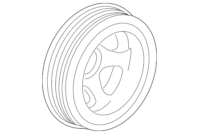 Genuine Kia 2016-2022 Sportage Stinger Optima Sorento Damper Pulley 23124-2GGA0