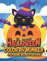 Halloween Malbuch FüR Kinder, Ausmalen Nach Zahlen, Halloween-Thema