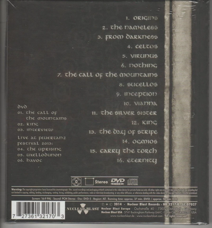 Eluveitie - Origins Limited CD + DVD Digipak 2014 Nuclear Blast - Bild 2 von 2