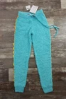 MOSCHINO Couture Jogger Pants Shag Terry Rick Rack Made in Italy NWT 6 US 40 IT