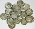 LOT OF 23 40% SILVER KENNEDY HALF DOLLARS! MIXED DATE! START STACKING! NR #G3031