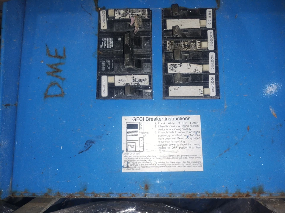 CEP 6706-S 50A 125/250V Temporary Distribution Spider Box, Used - Image 3 of 4