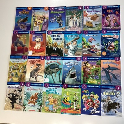 Step Into Reading Level 3, 4 Readers 2nd 3rd 4th Grade 24 Book Lot