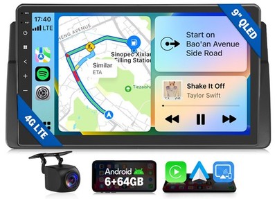Eonon E46X6S 9'' 6+64 Android Autoradio für BMW 3er E46 Touring Radio CarPlay RDS