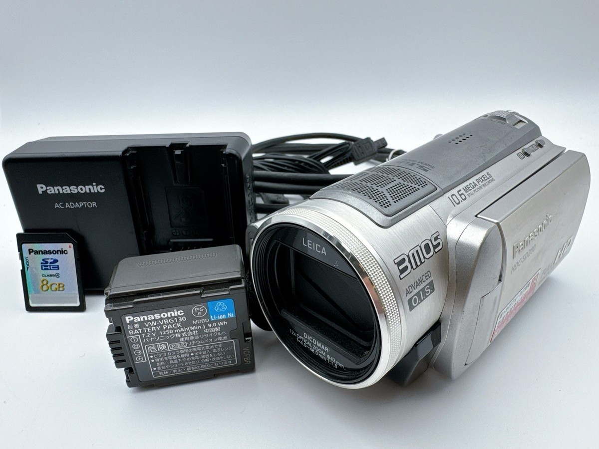 Panasonic HDC-SD200 HD Camcorder Leica Lens Tested w/ Battery SD