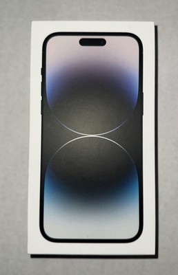 Apple iPhone 14 Pro Max Space Black 128GB Empty Original Box Only (No Phone!)
