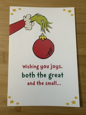 Different How the Grinch Stole Christmas Holiday cards Dr Seuss 