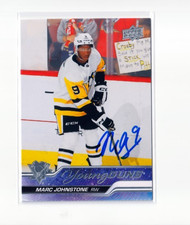 MARC JOHNSTONE autographed '23/24 PITTSBURGH PENGUINS 