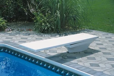 S.R. Smith In-ground Pool Flyte Deck II Diving Stand Only w/Jig - Radiant White