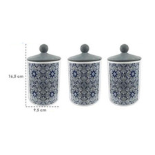 TRIS BARATTOLI SALE ZUCCHERO