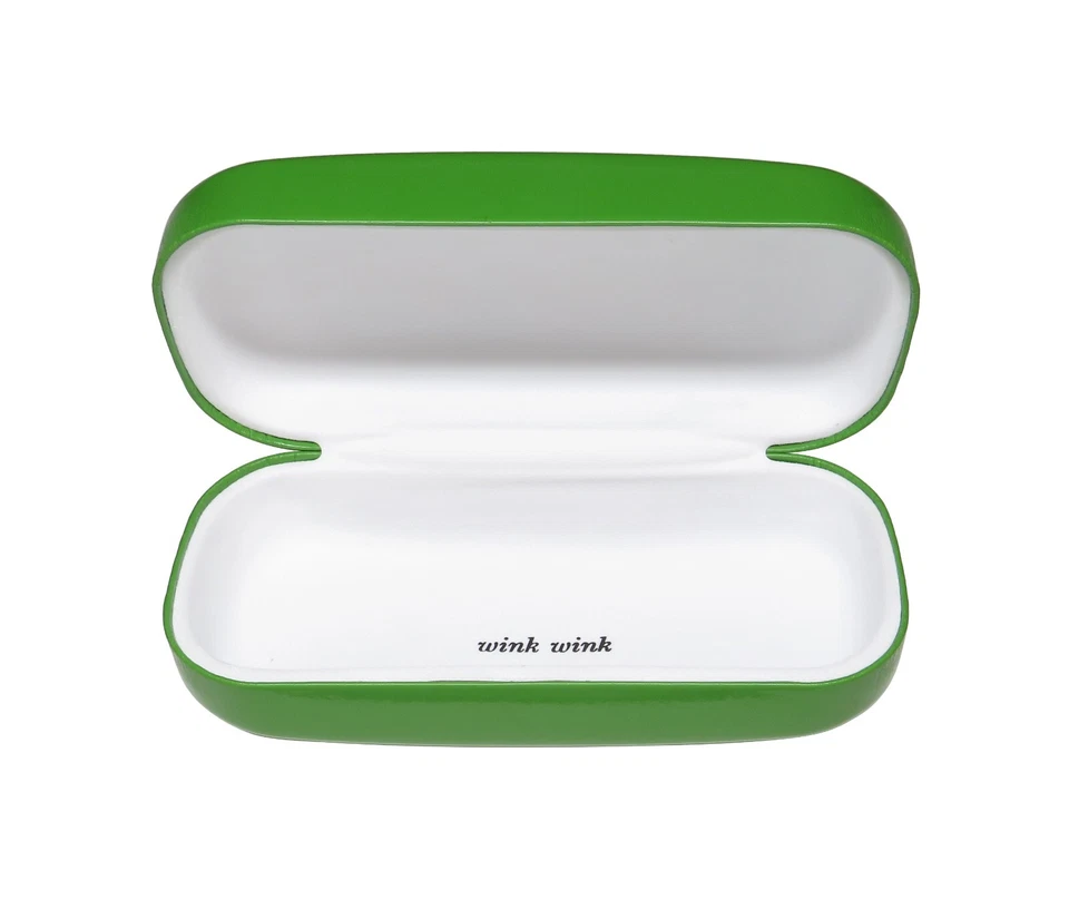 NUEVO ESTUCHE RÍGIDO KATE SPADE VERDE GENUINO PARA GAFAS DE SOL/MARCO DE GAFAS/ANTEJAS Foto 2 de 4