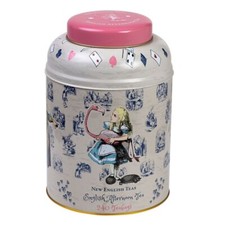 Alice In Wonderland - Traditional (Pink) - 240 Teabag Tin - English Breakfast 0.10 per strip