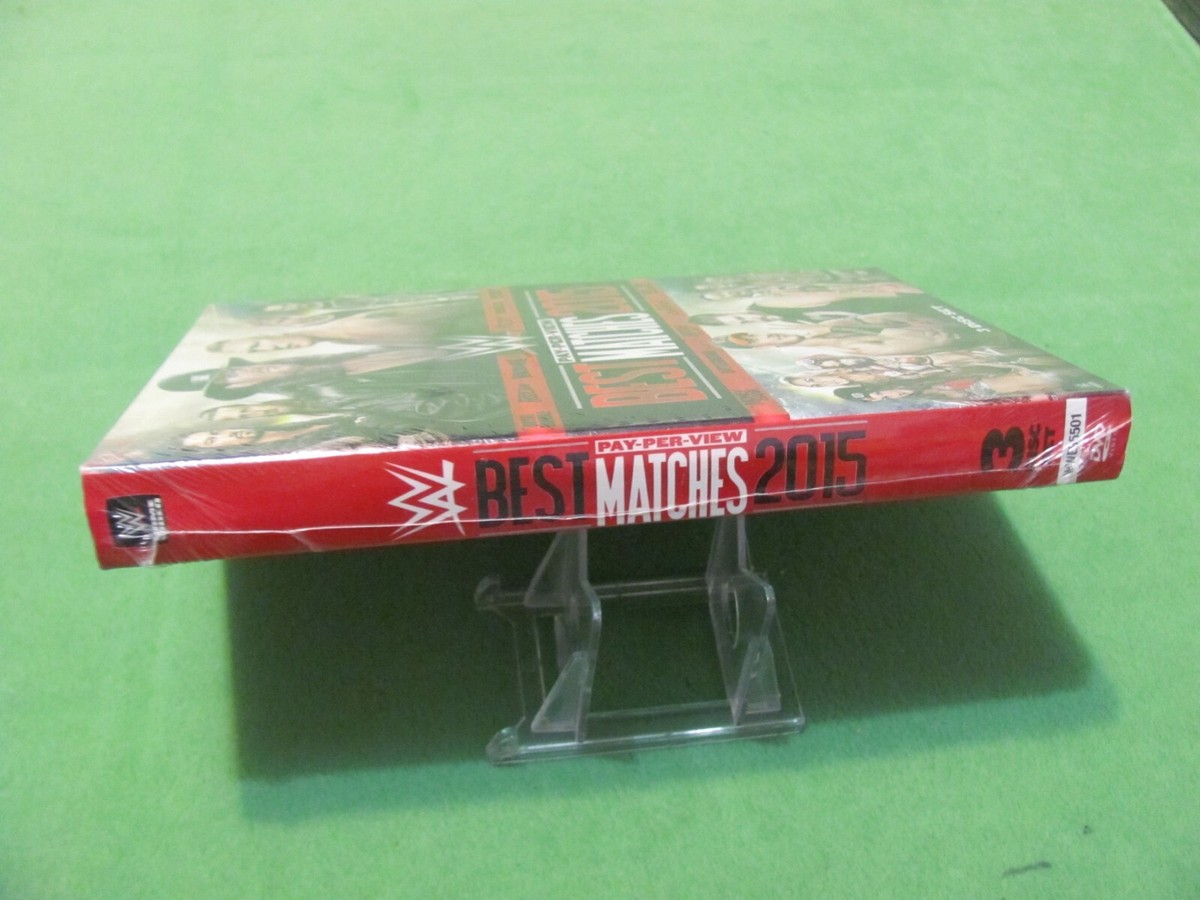 WWE: Best Pay-Per-View Matches 2015 (DVD, 2016, 3-Disc Set) for