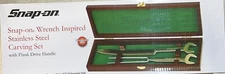 Snap on Knife Carving Set Flank Drive Wrench Handle Stainless Steel Ssx2816