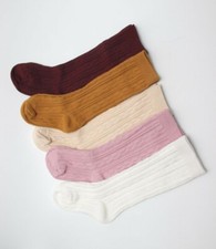 Toddler Knee high socks Girls Socks Cable Socks Baby socks Toddler socks Kids