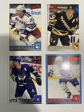 Lot of 10 1995-96 Bowman Hockey Red Foil Insert Cards - Rookies, HOFers, More