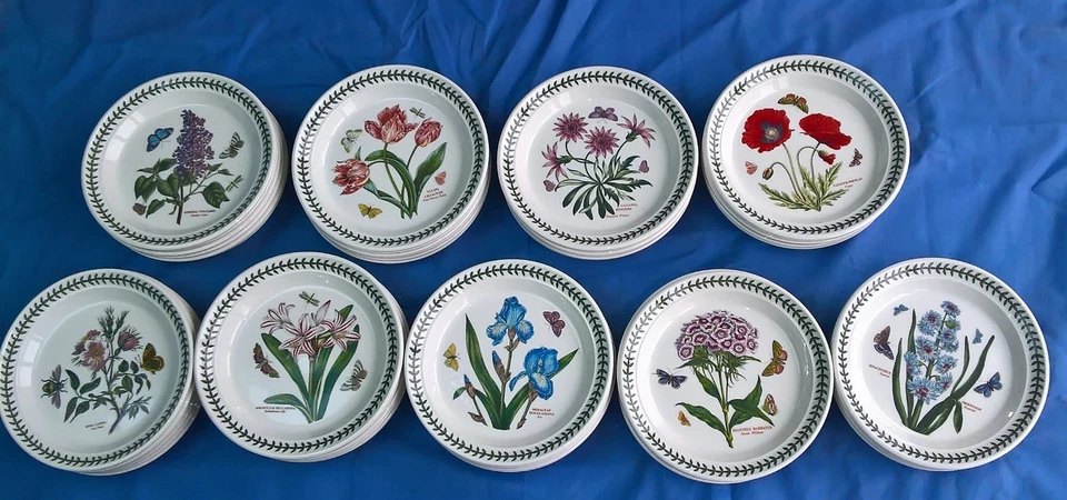 PORTMEIRION BOTANIC GARDEN SIDE PLATES 8.4" (21.5 cm) WIDE NEW