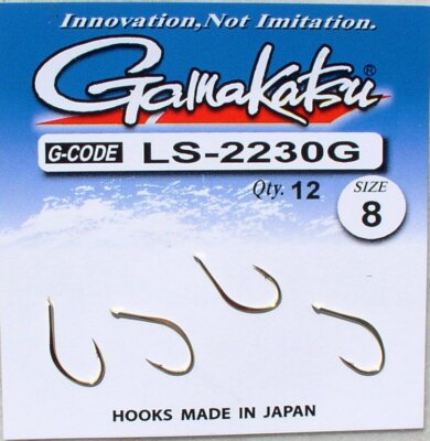 Gamakatsu Haken LS-2230G, Feeder Haken, Goldhaken, Specimen-Hooks, Method-Feeder