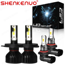 For Mitsubishi Montero 2001-06 Combo Led Hilo Beam Headlightfog Light Bulb Kit
