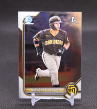 2022 Bowman Chrome 1st Prospects Baseball #BCP-28 Brandon Valenzuela Base Padres