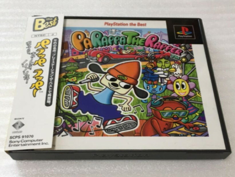 パラッパラッパー PlayStation the Best for Family Sony PS Parappa The Rapper PS the Best for Family JPN Ver