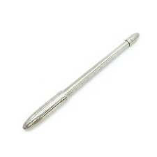Auth LOUIS VUITTON Stylo Agenda GM Ballpoint Pen N75001 Silver Brass W212011