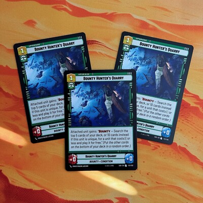 Bounty Hunter s Quarry Star Wars Unlimited Shadows Of The Galaxy SHD 123 (x3)