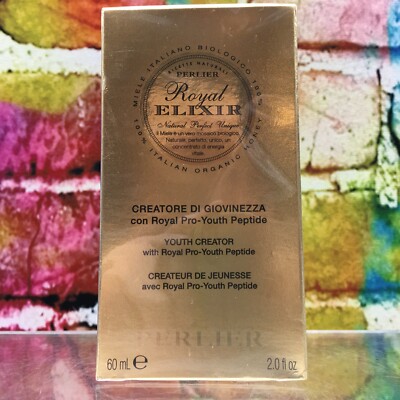 PERLIER Royal Elixir Youth Creator Pro Youth Peptide Skin Care Organic Honey NEW